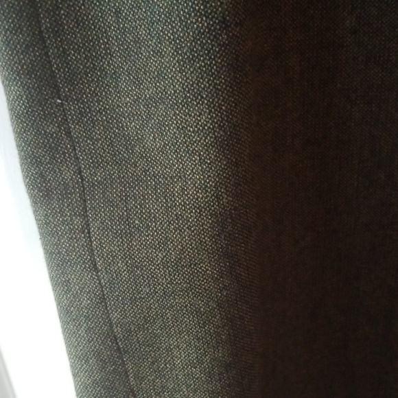 LOFT green wool straight skirt - Picture 2 of 7